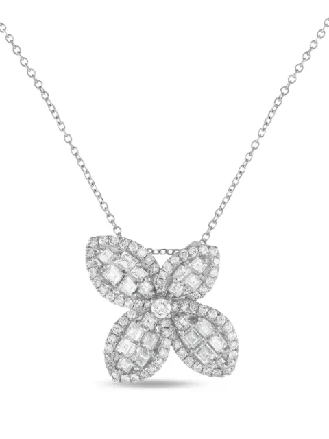 LB Exclusive 18K white gold diamond necklace