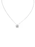 LB Exclusive 14K white gold Flower diamond necklace - Silver