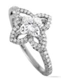 Louis Vuitton Pre-Owned platinum Fusion diamond ring - Silver