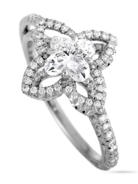 Louis Vuitton Pre-Owned platinum Fusion diamond ring