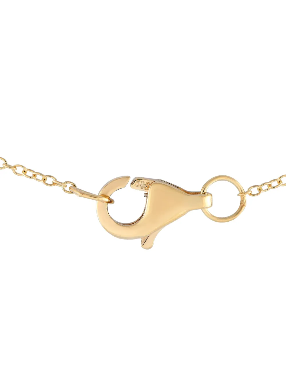 LB Exclusive 14kt Goldhalskette mit Diamant | Image 2