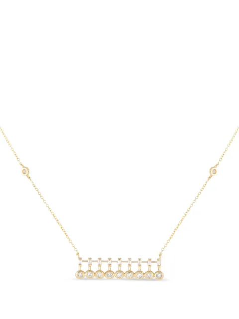 LB Exclusive 14K yellow gold diamond necklace