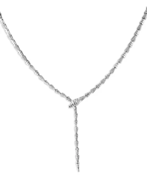 LB Exclusive collar en oro blanco de 14kt con diamantes