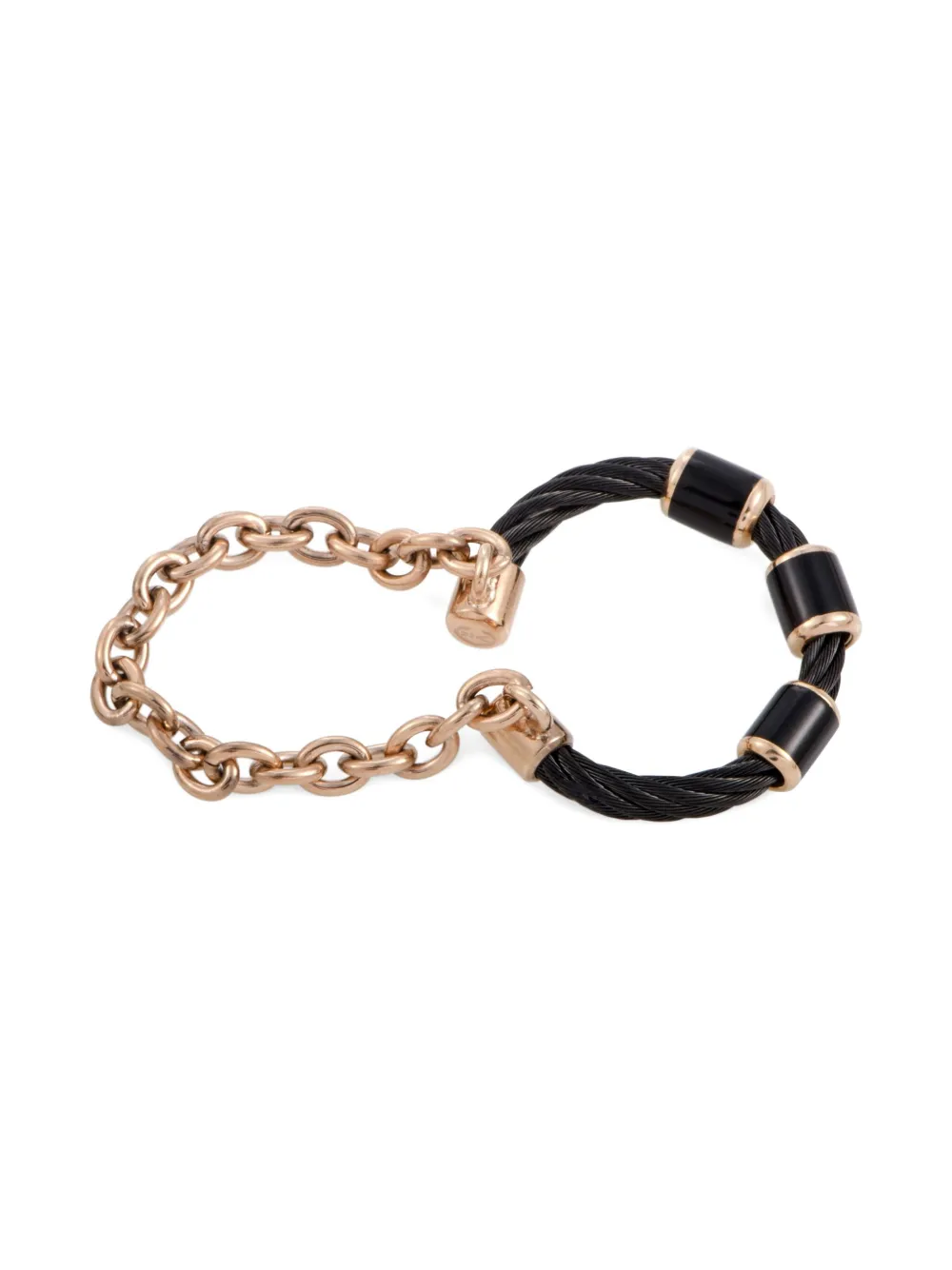 cable-chain enamel ring