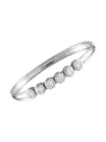LB Exclusive 18K white gold diamond bangle bracelet - Silver