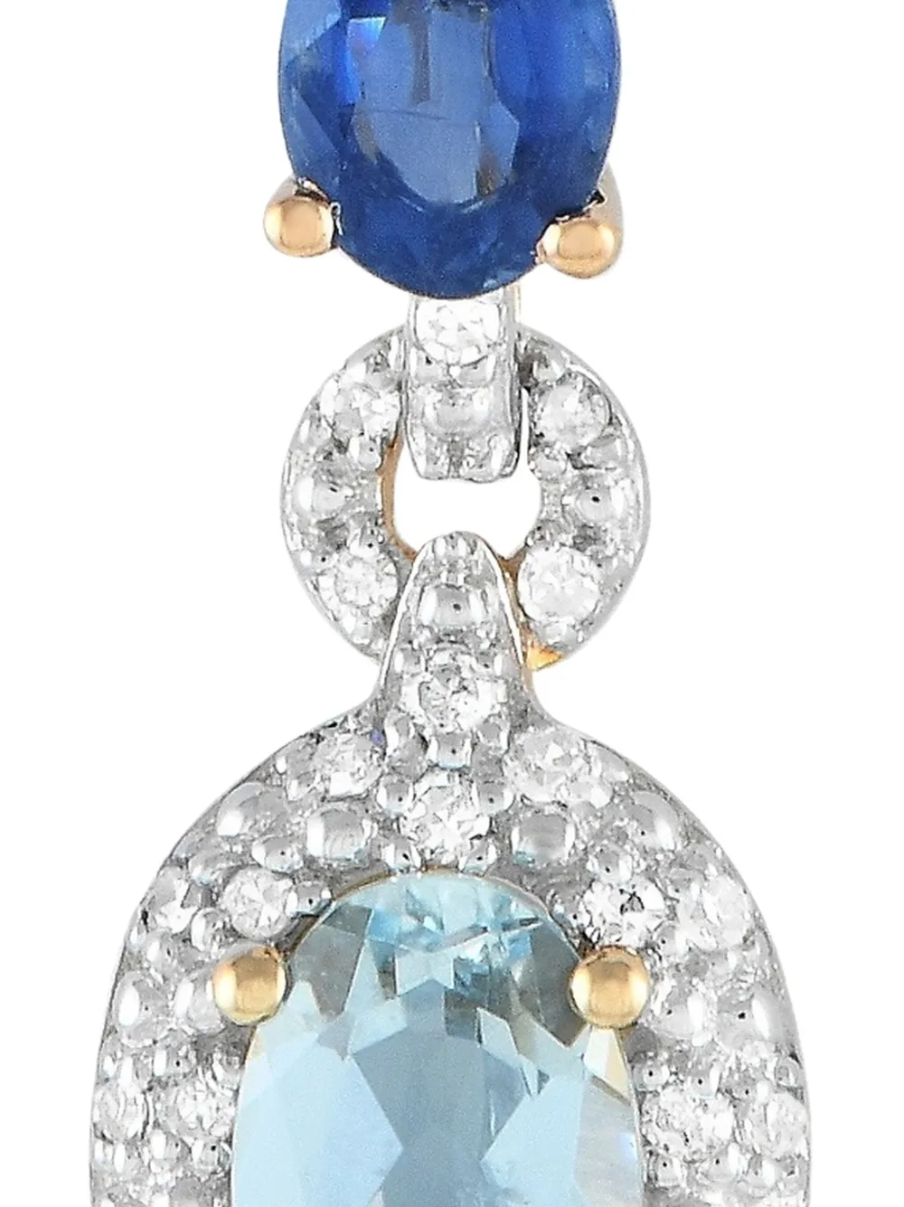 LB Exclusive 14kt yellow gold Aquamarine necklace | Pre-Owned | Image 2