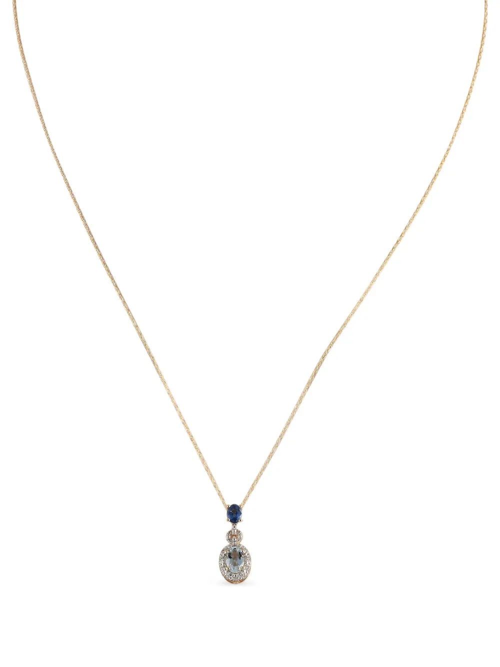 LB Exclusive 14kt yellow gold Aquamarine necklace | Gold | Image 1