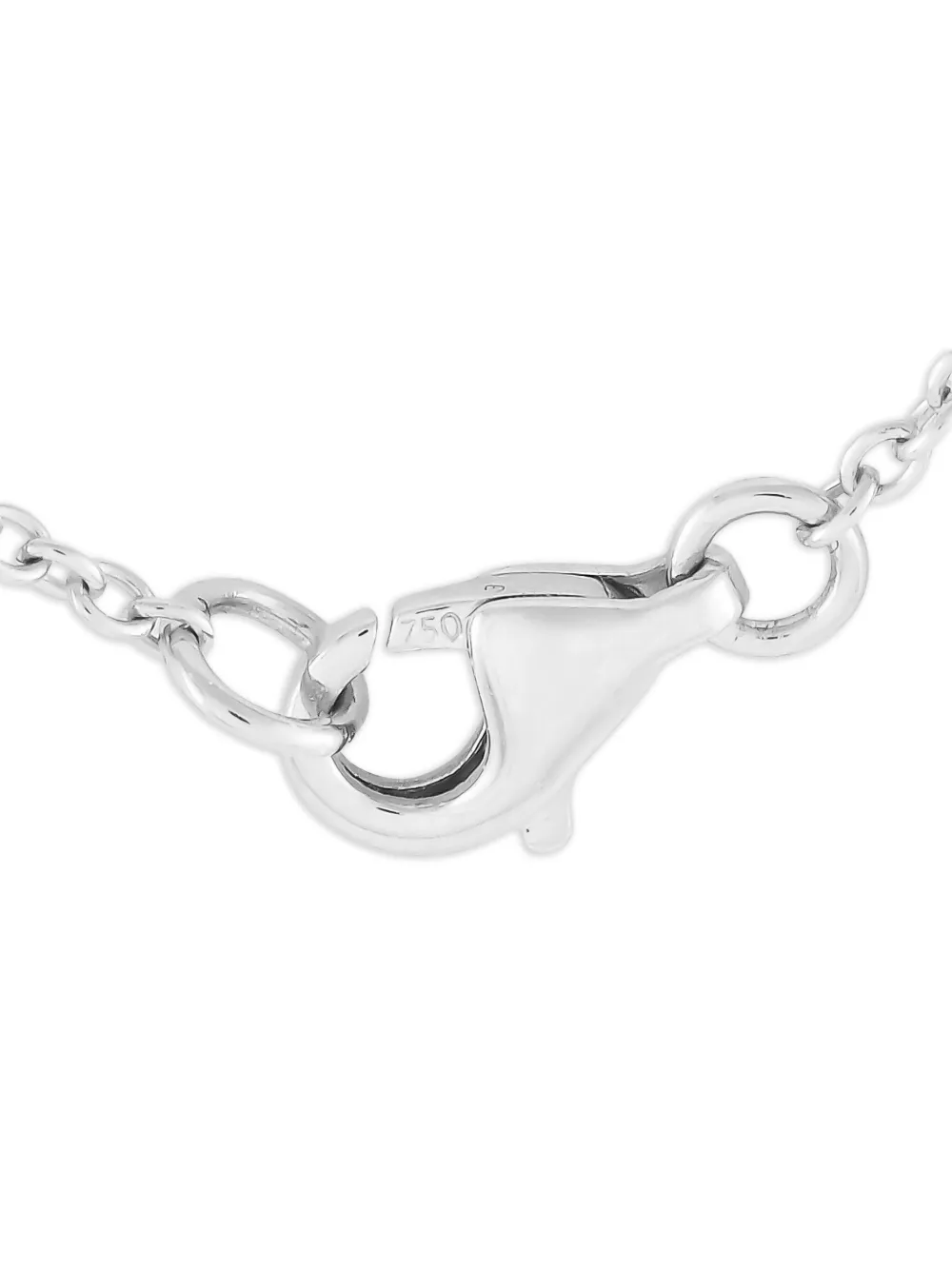 LB Exclusive 18kt white gold diamond butterfly pendant necklace | Image 2