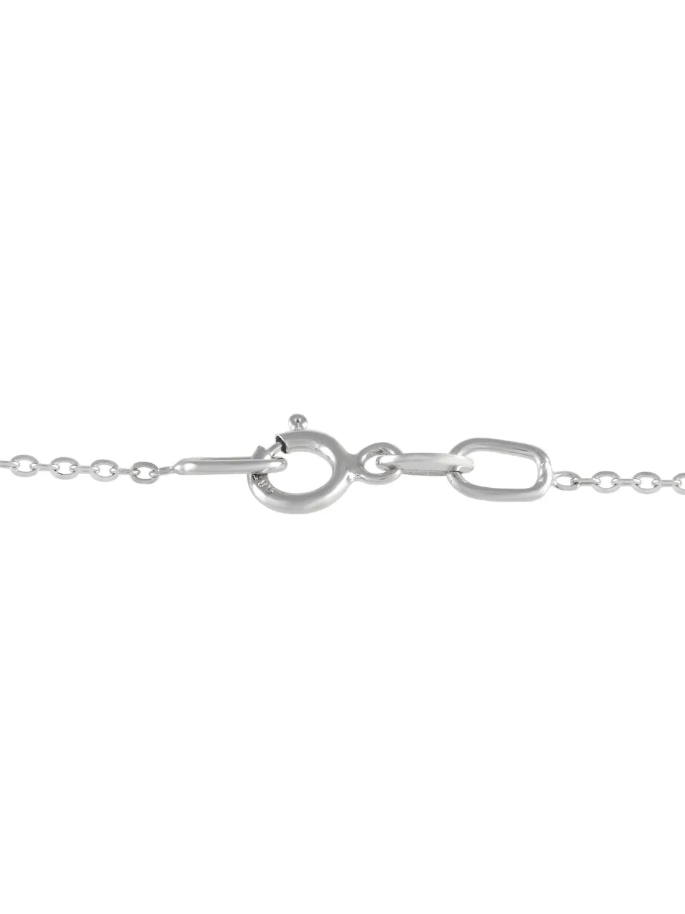 LB Exclusive 14K white gold evil eye-pendant diamond necklace | Image 2