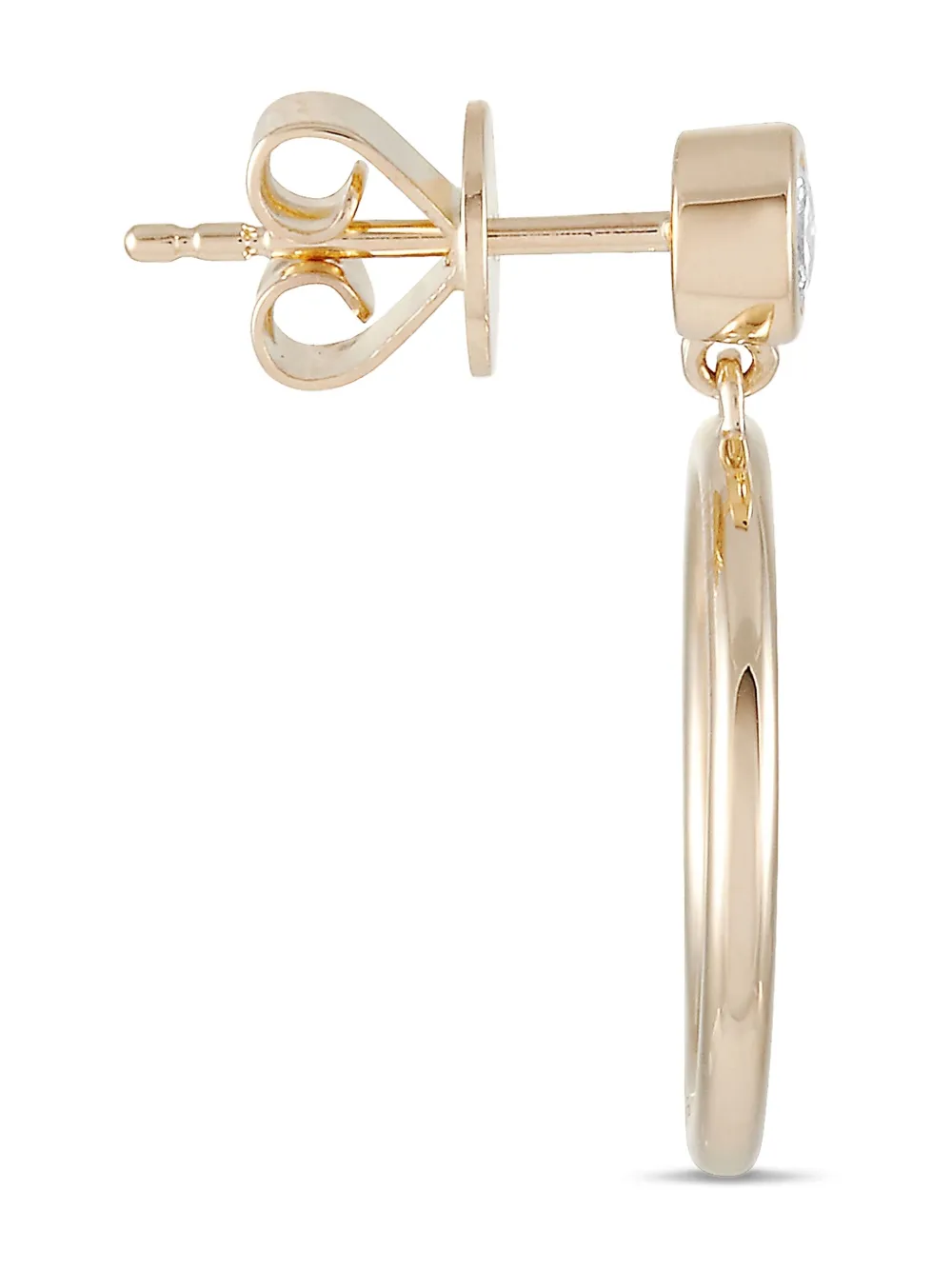 LB Exclusive 14kt yellow gold diamond earrings | Pre-Owned | Image 2
