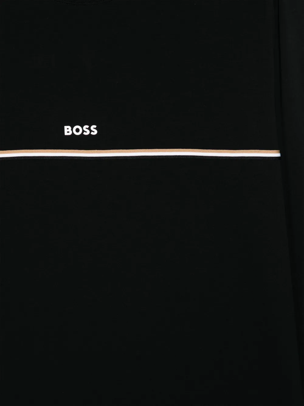 BOSS T-shirt met logoprint Zwart