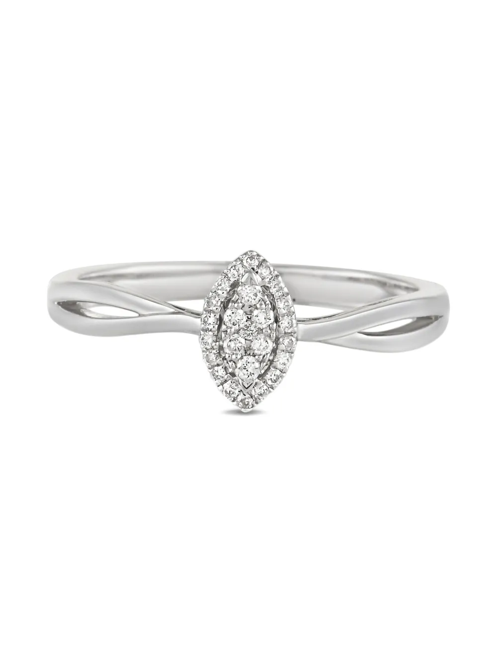 LB Exclusive 14kt white gold diamond ring - ゴールドトーン LB Exclusive 14kt white gold diamond ring - ゴールドトーン