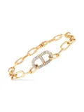 LB Exclusive 18kt yellow gold diamond chain bracelet