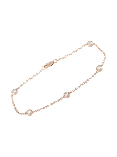 LB Exclusive 14K rose gold diamond bracelet