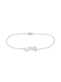 LB Exclusive 14K white gold Love diamond bracelet - Silver