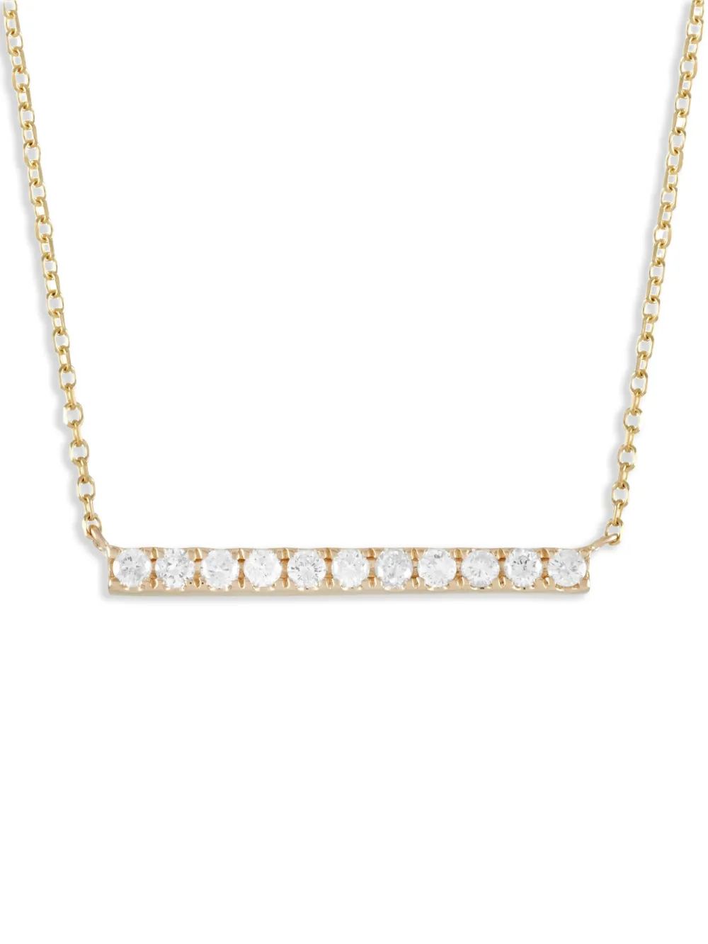 LB Exclusive 14K yellow gold diamond necklace | Image 2