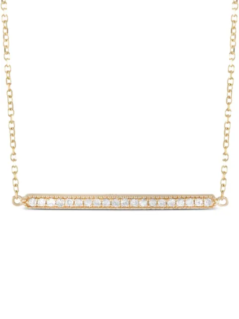LB Exclusive 14K yellow gold diamond necklace