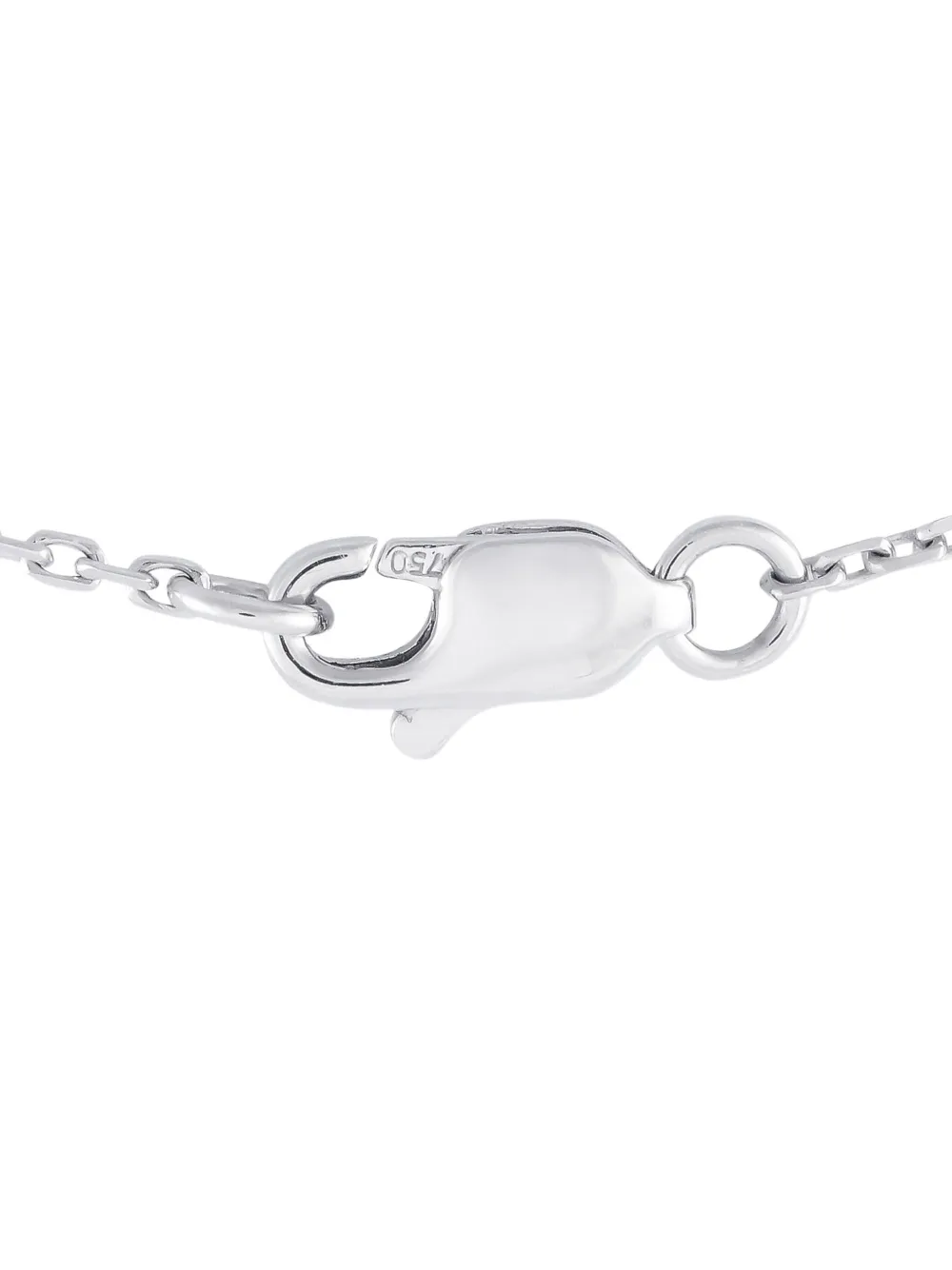 LB Exclusive 18K white gold Butterfly diamond necklace | Image 2