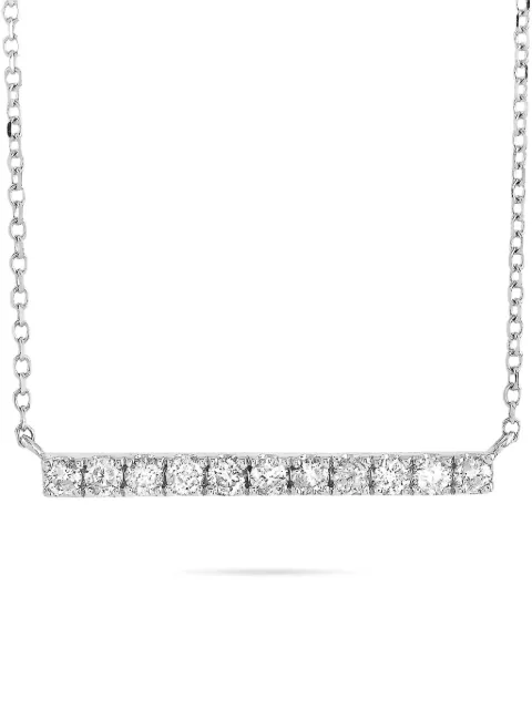 LB Exclusive 14K white gold diamond necklace
