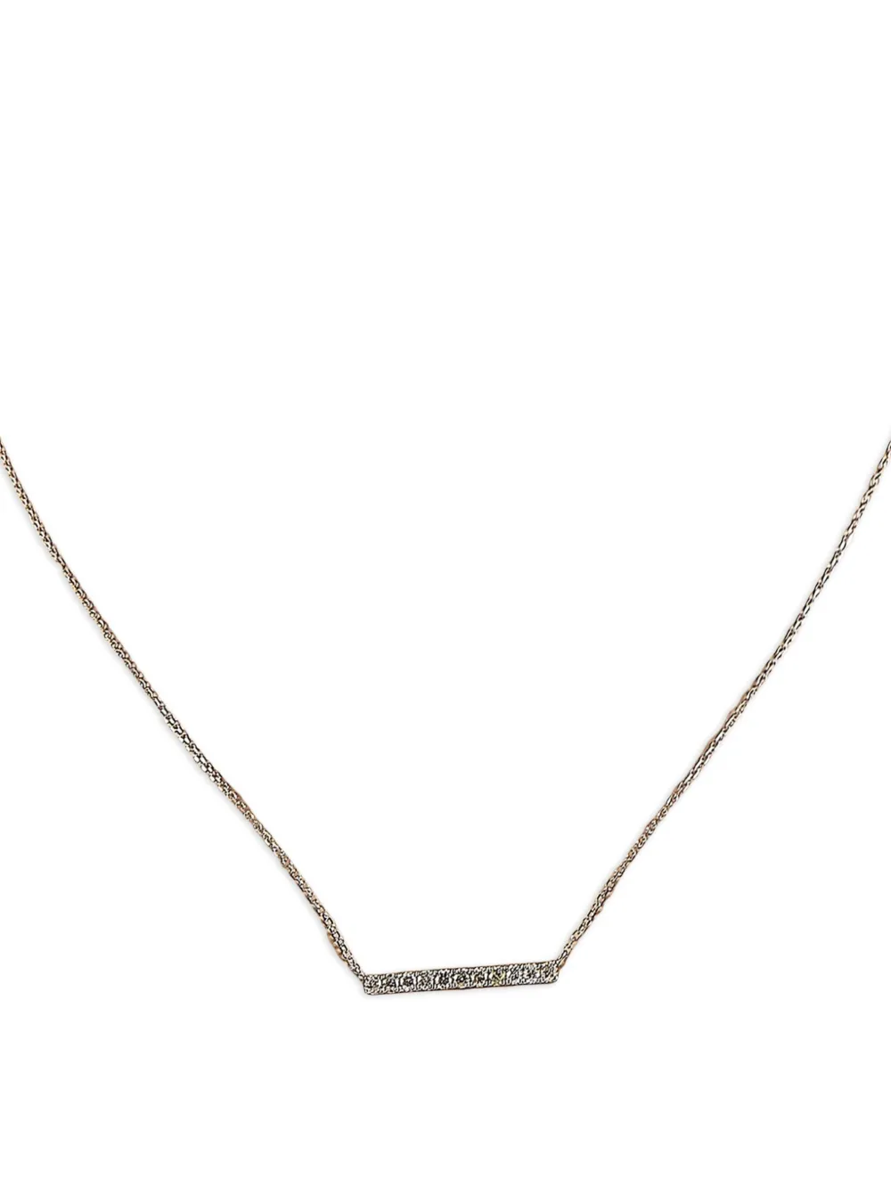 LB Exclusive 14K white gold diamond necklace | Image 2