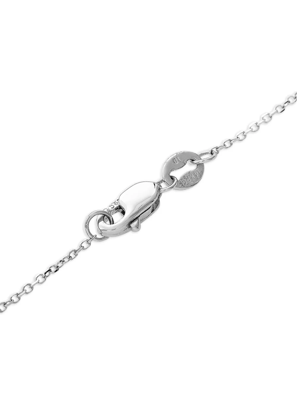 14k White Gold Diamond Necklace