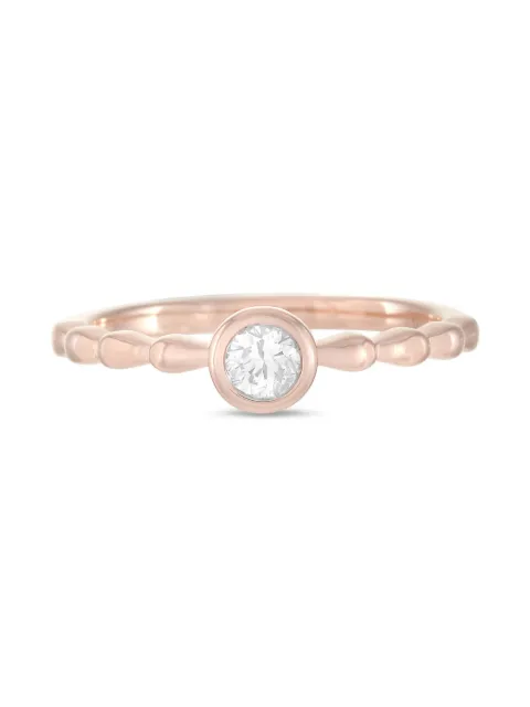 LB Exclusive pre-owned 14K rose gold Solitaire diamond ring
