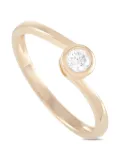 LB Exclusive 14K yellow gold diamond ring