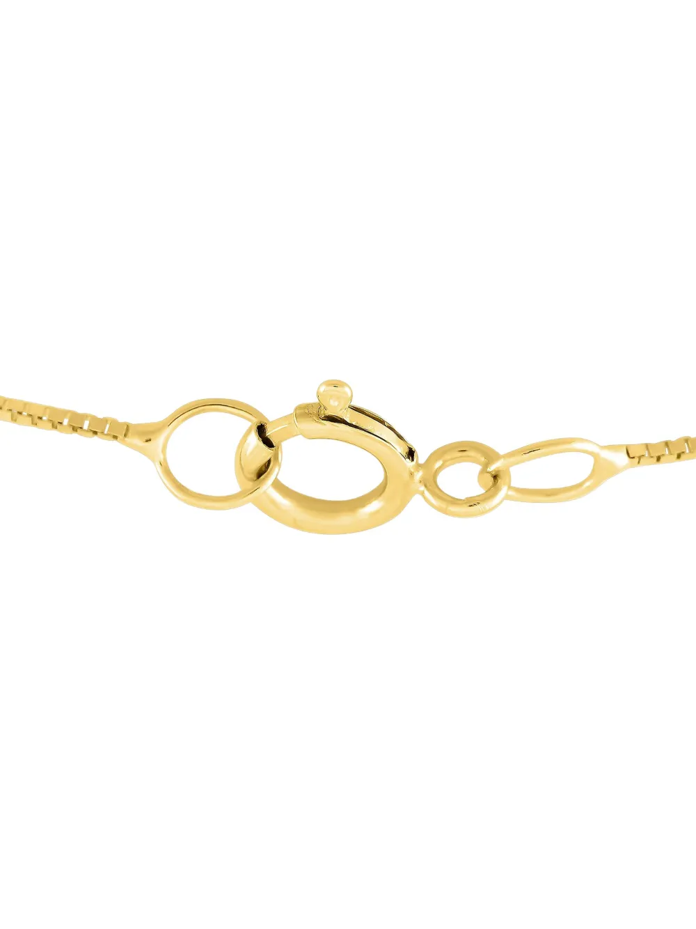 LB Exclusive 14K yellow gold diamond and ruby necklace | Image 2