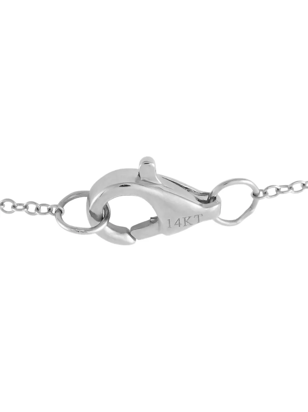 LB Exclusive 14K white gold diamond necklace | Image 2