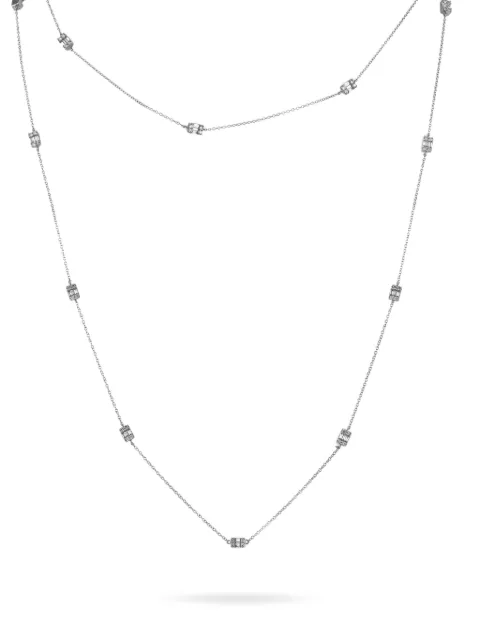 LB Exclusive 14K white gold diamond necklace 