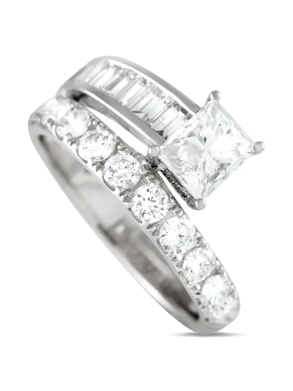 LB Exclusive 18K white gold diamond ring - シルバートーン LB Exclusive 18K white gold diamond ring - シルバートーン