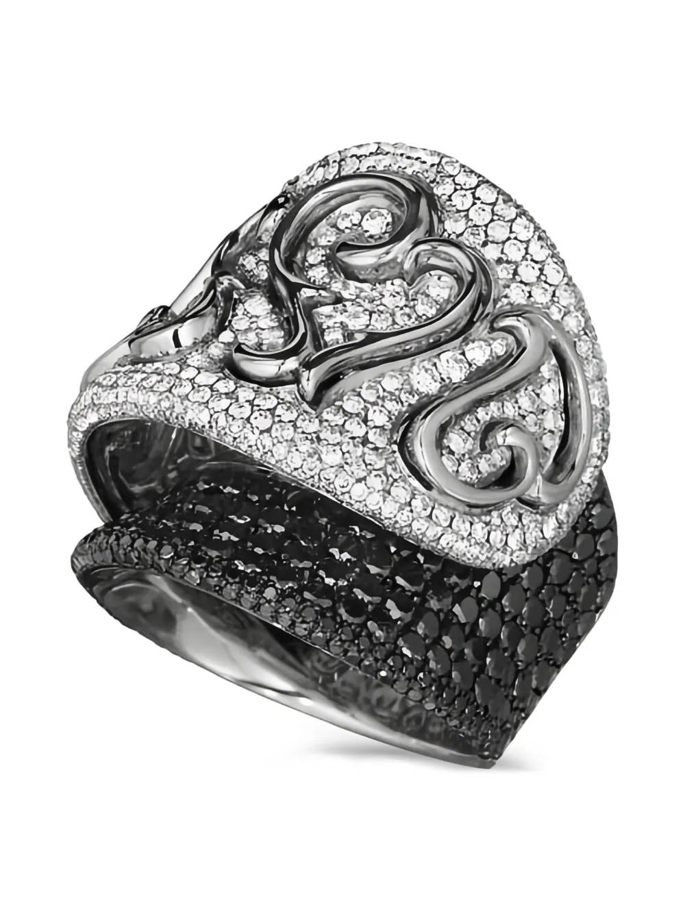 Maggioro 18K white gold diamond ring - シルバートーン Maggioro 18K white gold diamond ring - シルバートーン