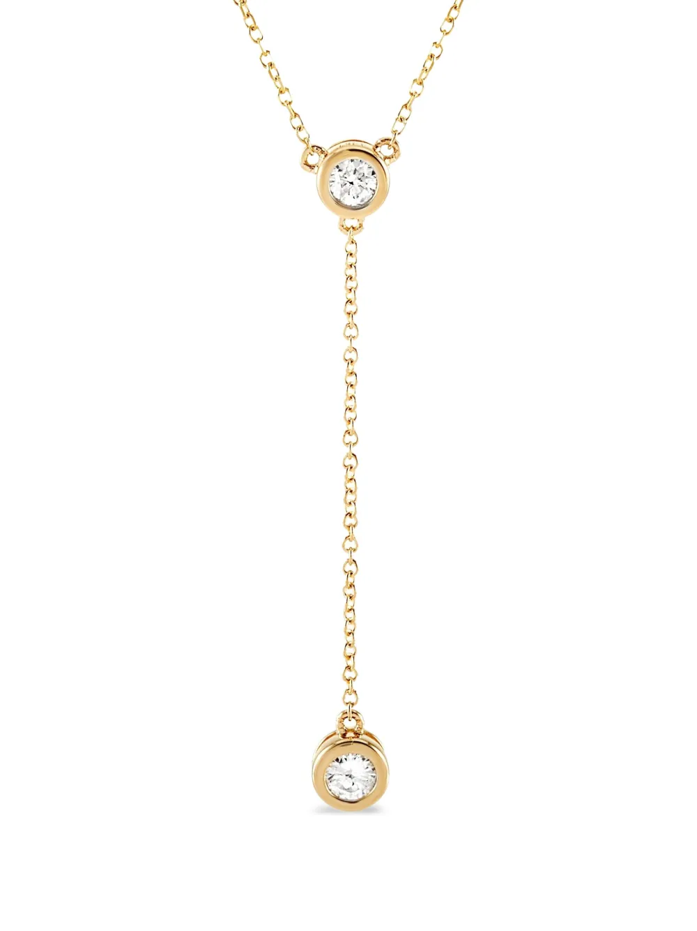 LB Exclusive 14K yellow gold diamond necklace | Image 2