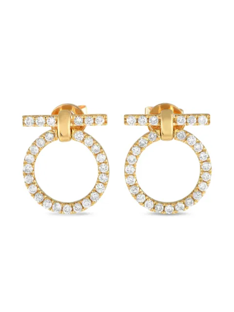 LB Exclusive aretes en oro amarillo de 18kt con diamante