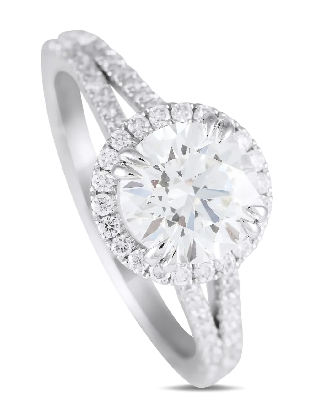 LB Exclusive 14K white gold diamond ring - シルバートーン LB Exclusive 14K white gold diamond ring - シルバートーン