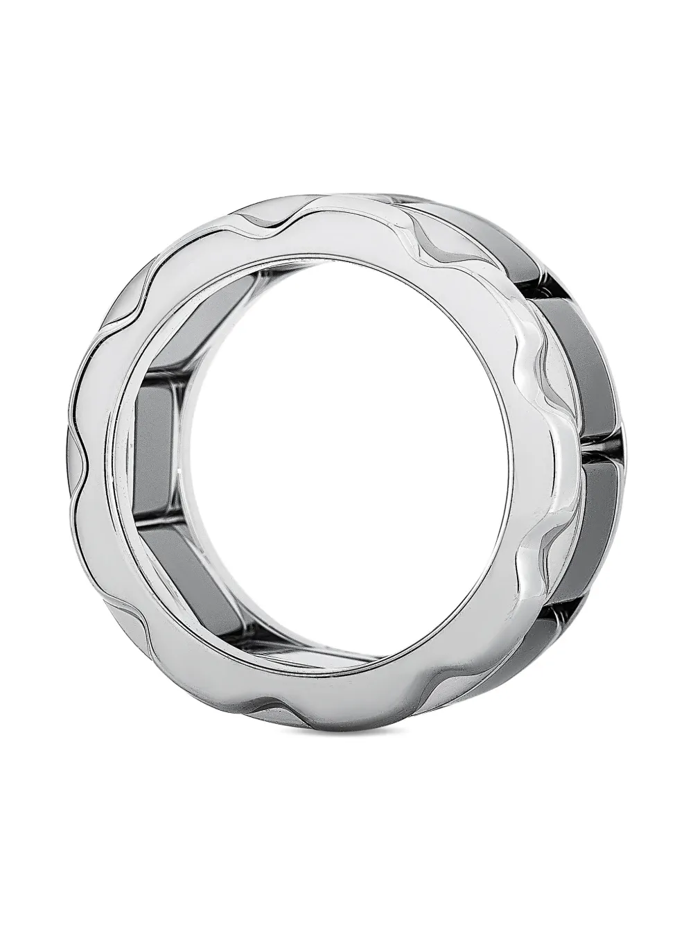 Pre-owned Tag Heuer Diamond Ring In Silver