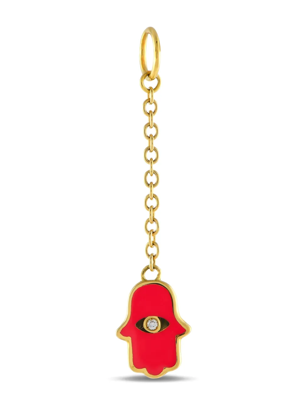 Aaron Basha pendentif en or jaune 18ct pavé de diamant | jaune | Image 1