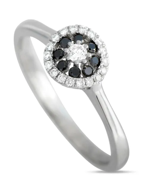 Piero Milano anillo en oro blanco de 18kt con diamante