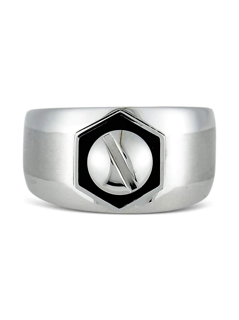 Charriol Rotonde stainless steel ring - Argento