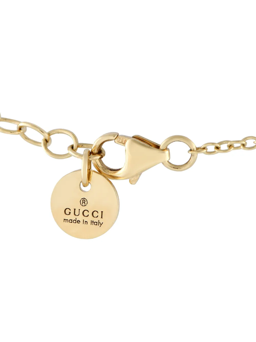 Gucci Pre-Owned collier Ghost en or 18ct | Homme | Image 2