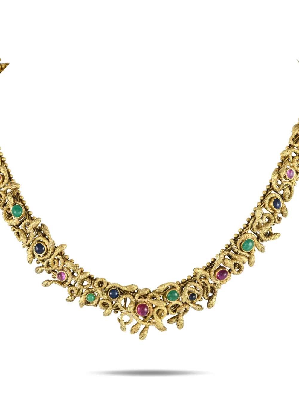 Zolotas マルチストーン ネックレス 18Kイエローゴールド - ゴールドトーン Zolotas マルチストーン ネックレス 18Kイエローゴールド - ゴールドトーン