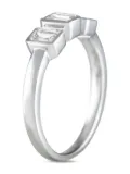 LB Exclusive 18K white gold diamond ring - Silver