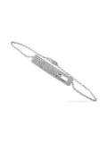 LB Exclusive 18K white gold diamond bracelet - Silver