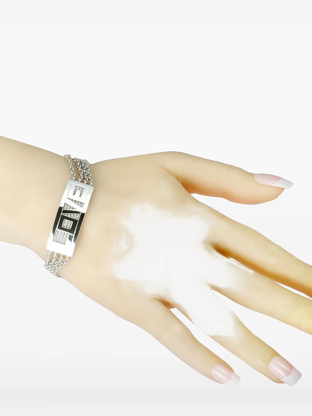 Pre-owned Charriol Love Bracelet In Silver