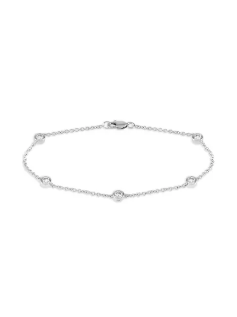 LB Exclusive 14K white gold diamond bracelet