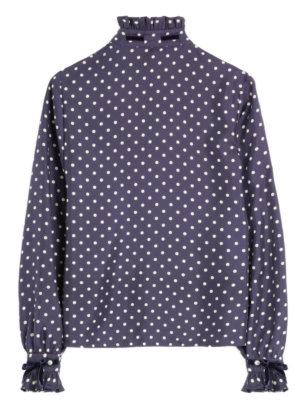 Valentino Garavani Plus de Pois blouse - Blauw