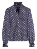 Valentino Garavani Plus de Pois shirt - Blue