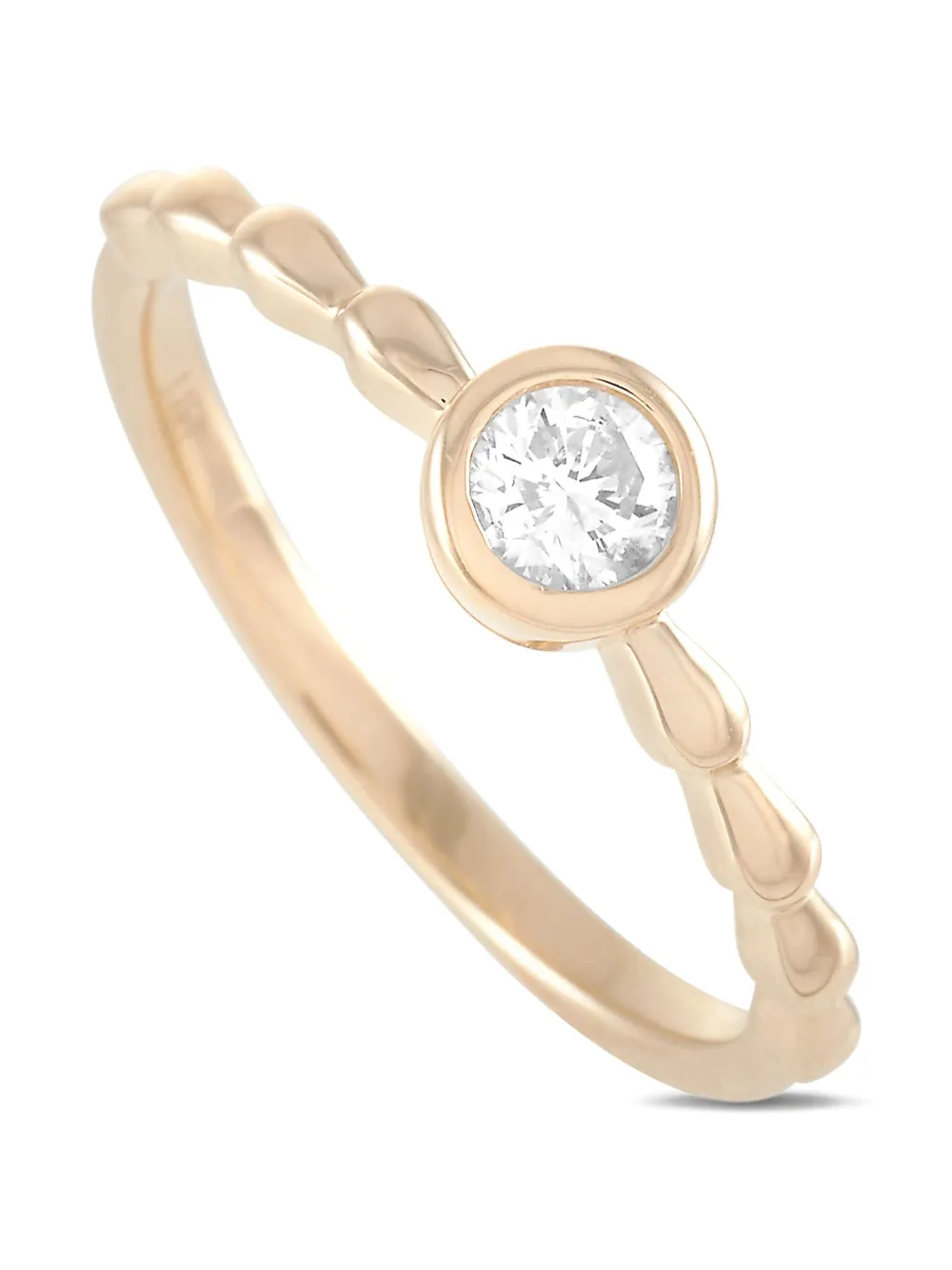 LB Exclusive 14K yellow gold diamond ring | Image 2