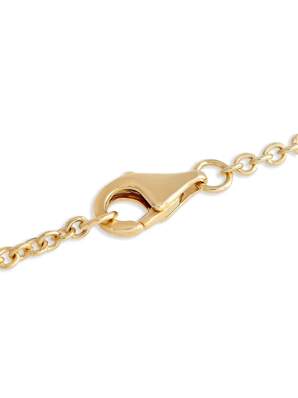 LB Exclusive pre-owned 14K yellow gold diamond heart-pendant necklace | Image 2