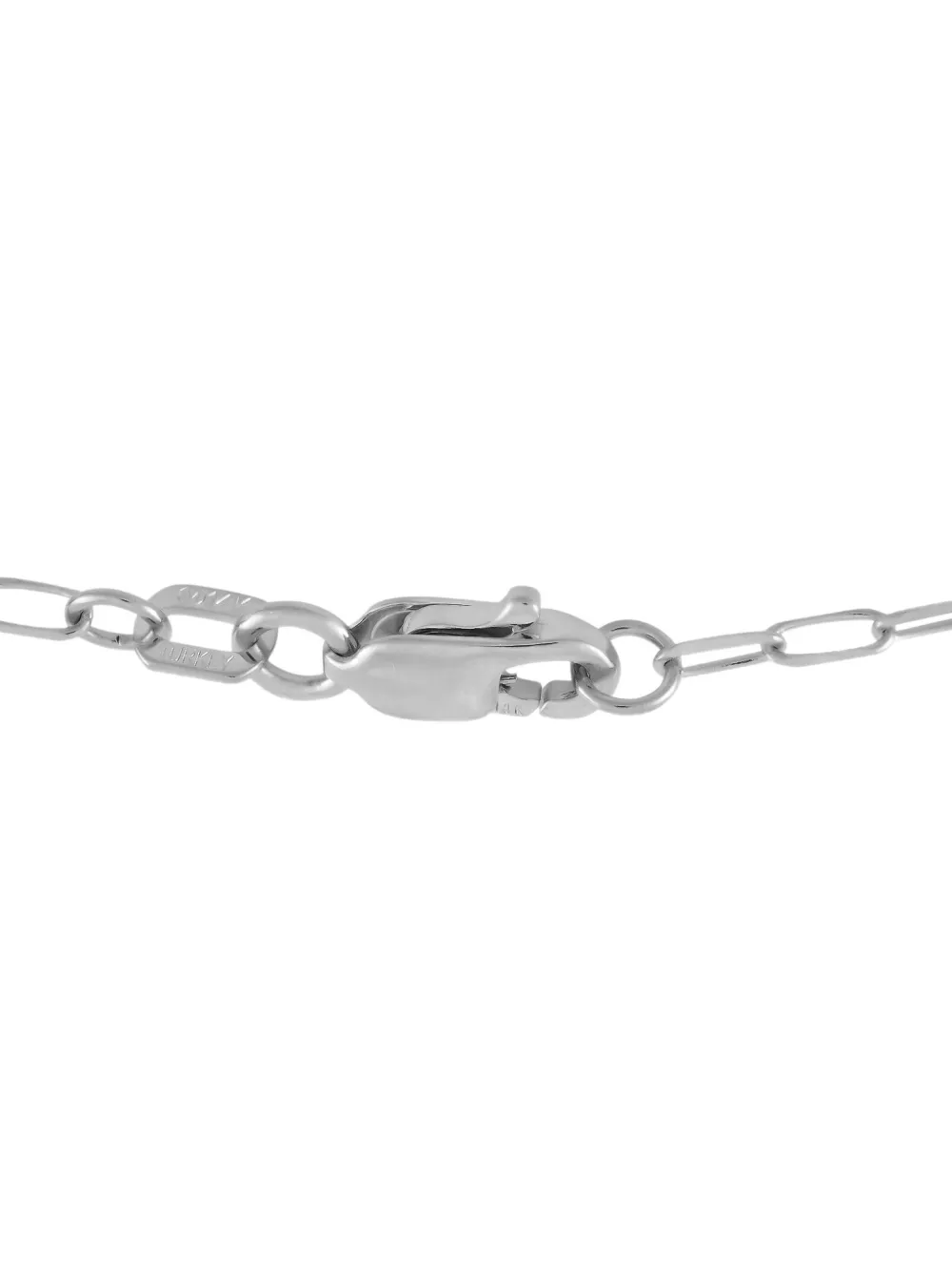 LB Exclusive 14K white gold circular motif diamond necklace | Image 2